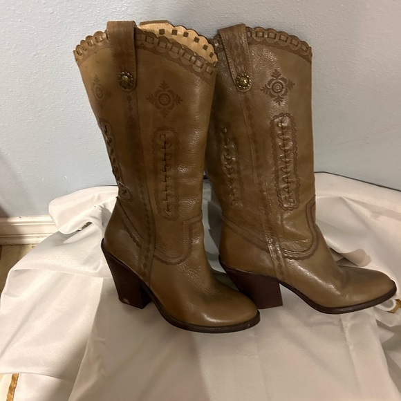 Sold Very Volatile Leather upper boots Size 7 - Picture 2 of 8